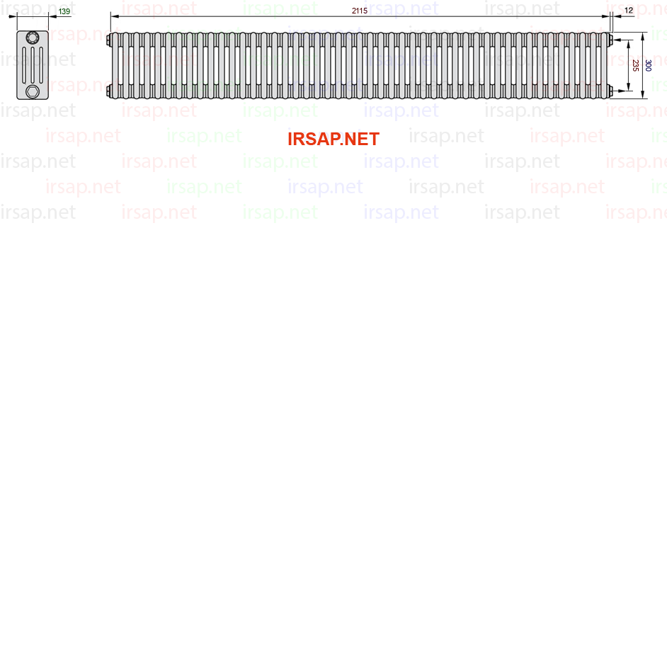 Радиатор IRSAP Tesi 40300/47 T02 CL 01